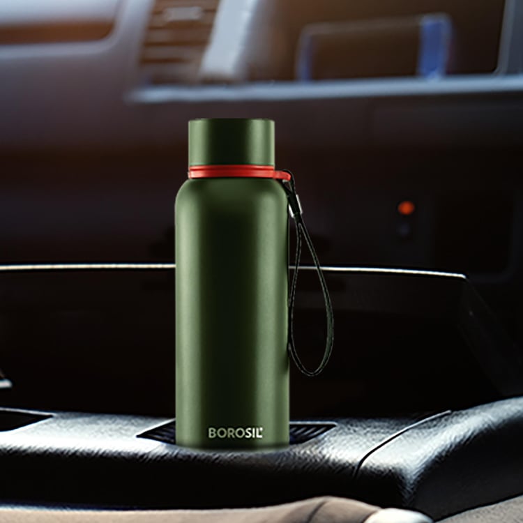 BOROSIL Stainless Steel Hydra Trek Bottle Flask - 500 ml