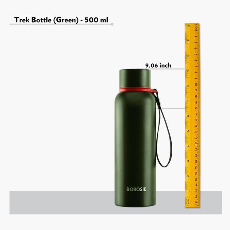 BOROSIL Stainless Steel Hydra Trek Bottle Flask - 500 ml