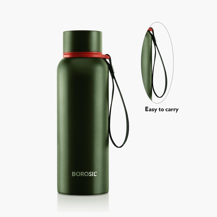 BOROSIL Stainless Steel Hydra Trek Bottle Flask - 500 ml