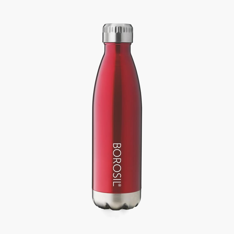 BOROSIL Stainless Steel Trans Bolt Flask Water Bottle - 750 ml