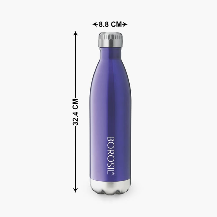 BOROSIL Stainless Steel Hydra Bolt Insulated Flask Bottle - 1000 ml