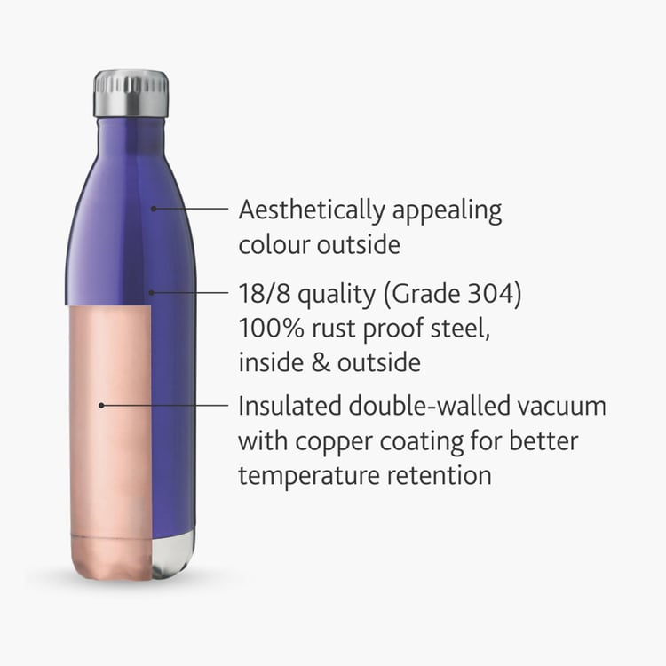 BOROSIL Stainless Steel Hydra Bolt Insulated Flask Bottle - 1000 ml