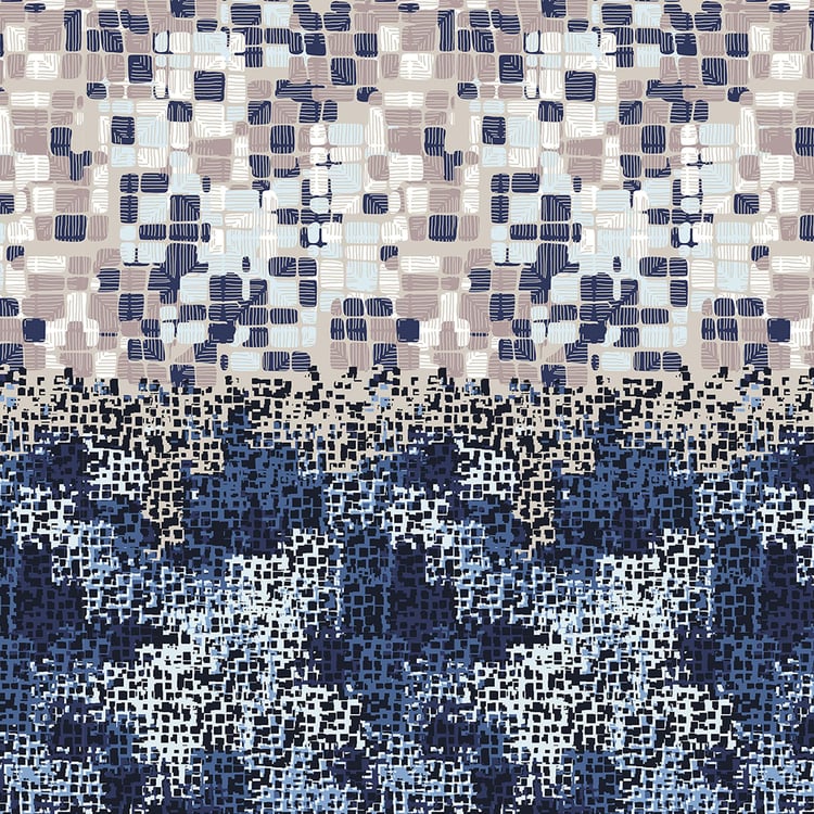 SPACES Atrium Printed 3-Pc. King Size Fitted Bedsheet Set - 1.83 x 1.98 m