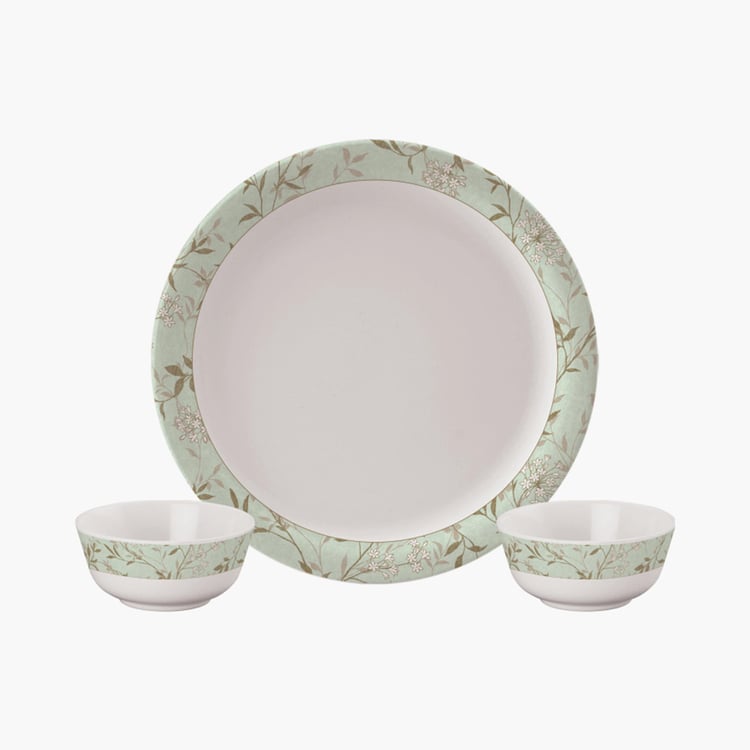 SERVEWELL Printed 18-Pc. Dinner Set