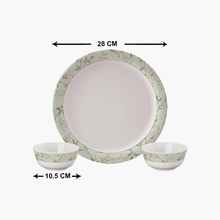 SERVEWELL Printed 18-Pc. Dinner Set