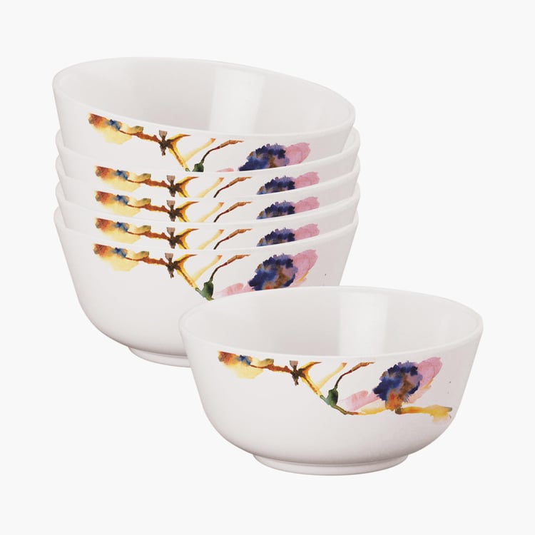 SERVEWELL Printed Round Veg Bowl - Set of 6