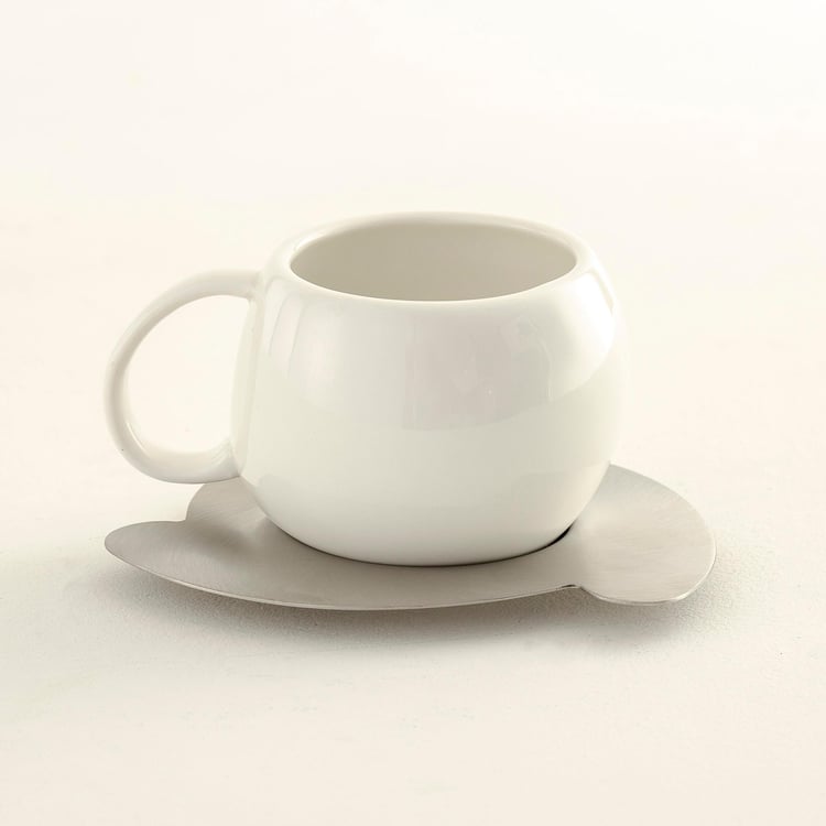 Corsica Ceramic Cup and Saucer Set - 200ml
