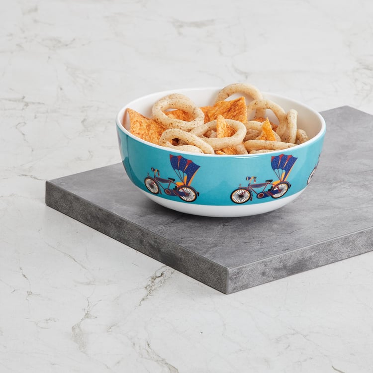 Raisa Retro Printed Cereal Bowl- 550 ml