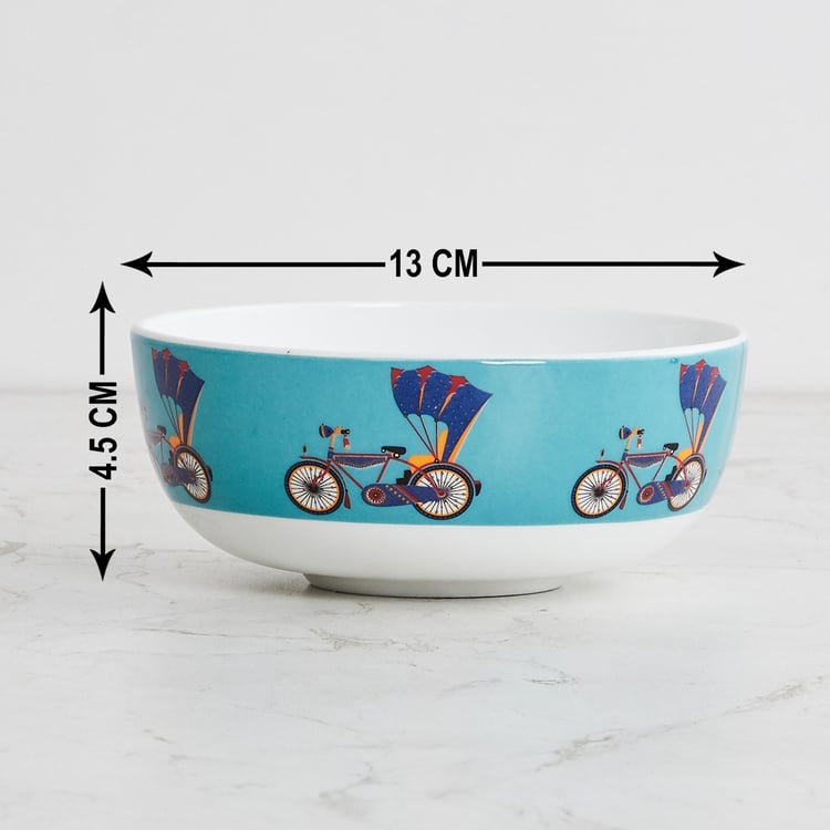 Raisa Retro Printed Cereal Bowl- 550 ml