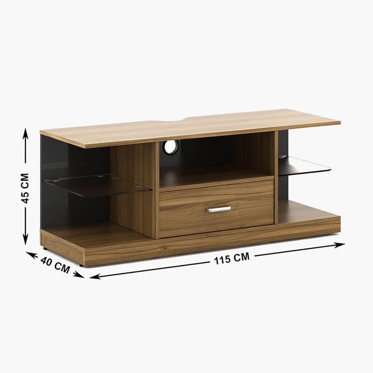 Quadro TV Unit - Brown