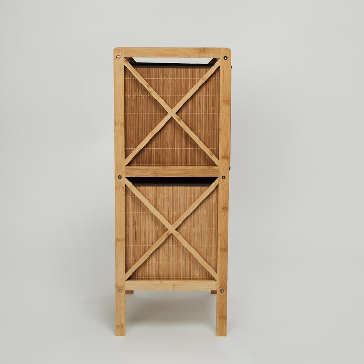 Omnia Bamboo 2-Drawer Bathroom Cabinet