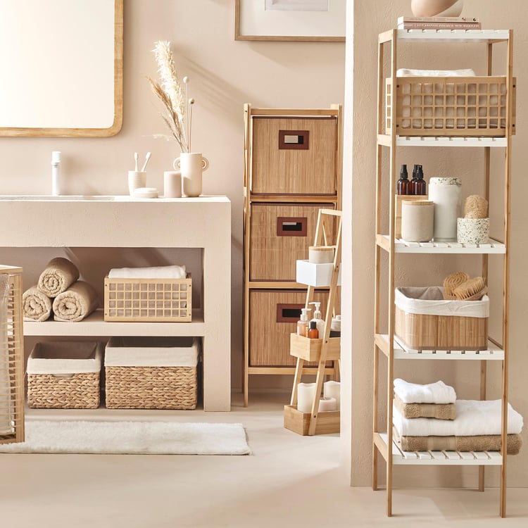 Omnia Bamboo 3-Drawer Bathroom Cabinet