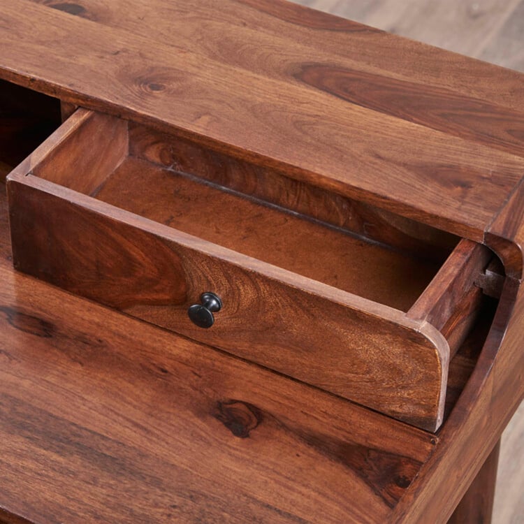 Sattva Sheesham Wood Study Desk - Brown