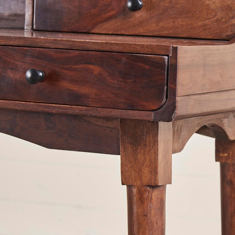 Sattva Sheesham Wood Study Desk - Brown