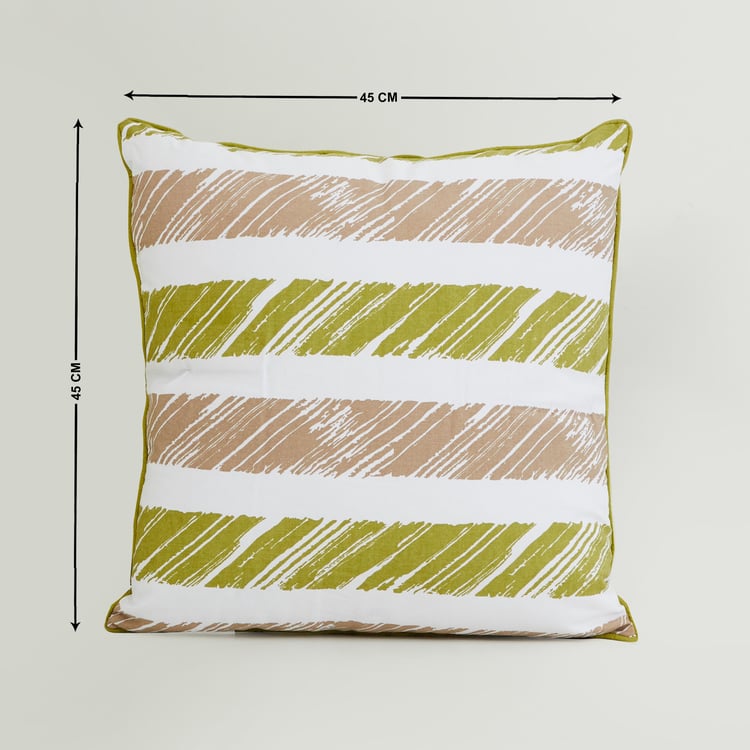 Arcadia Lattice Printed Filled Cushion - Set of 2 - 45 x 45 cm