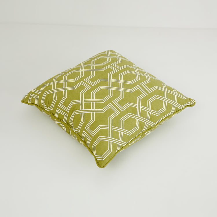 Arcadia Lattice Printed Filled Cushion - Set of 2 - 45 x 45 cm