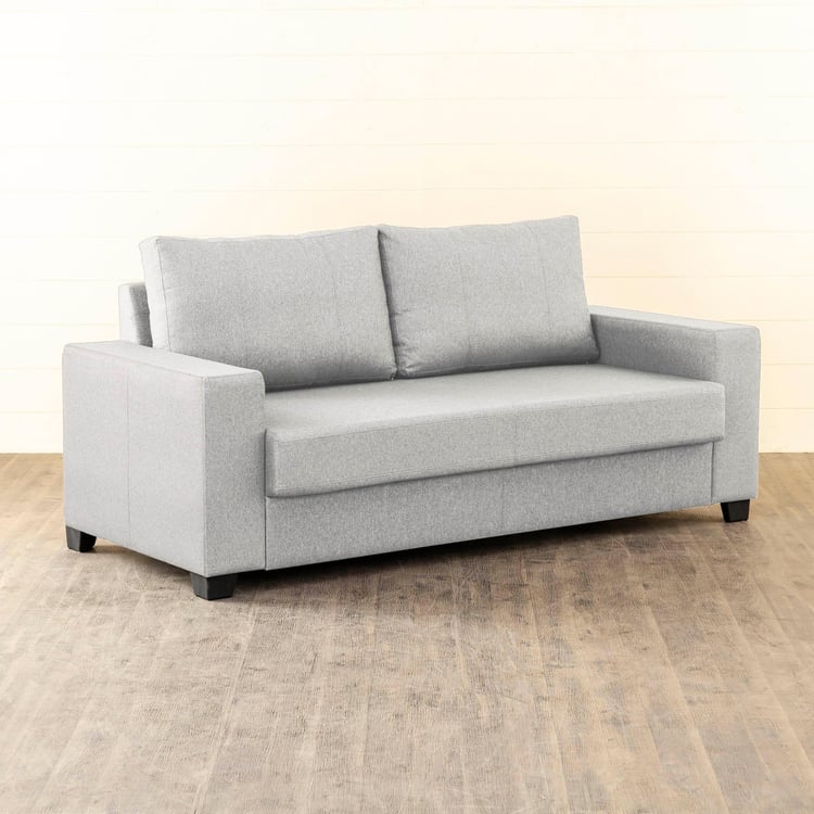 Helios Mendoza Fabric 3-Seater Sofa - Off-White