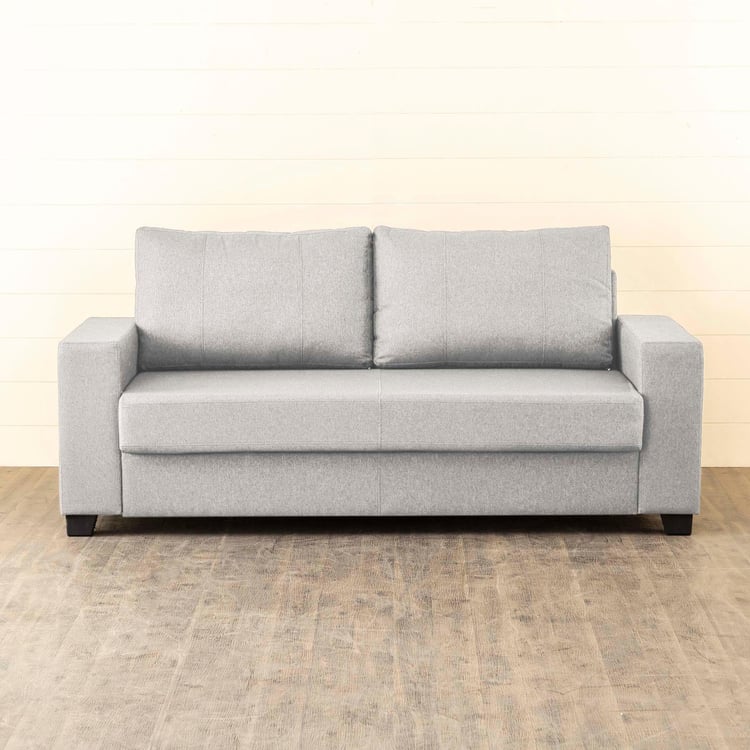 Helios Mendoza Fabric 3-Seater Sofa - Off-White