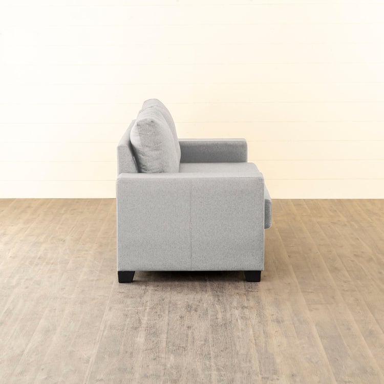 Helios Mendoza Fabric 3-Seater Sofa - Off-White