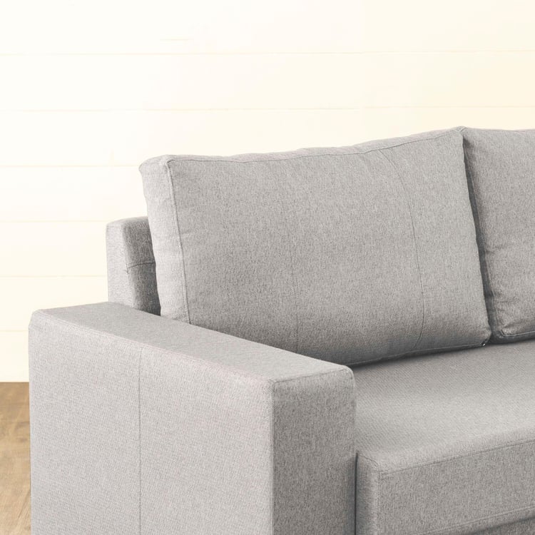 Helios Mendoza Fabric 3-Seater Sofa - Off-White