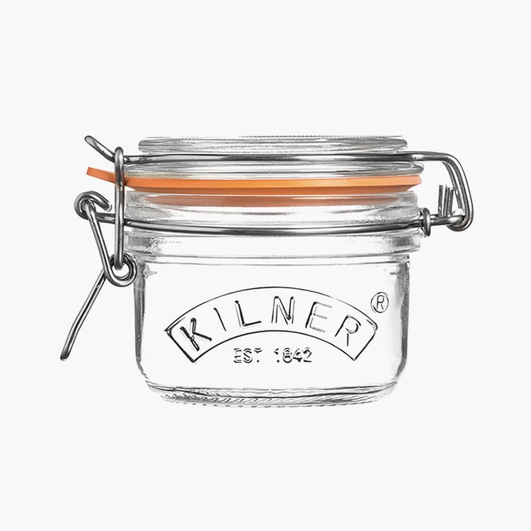 KILNER Clip Closure Round Jar - 125 ml