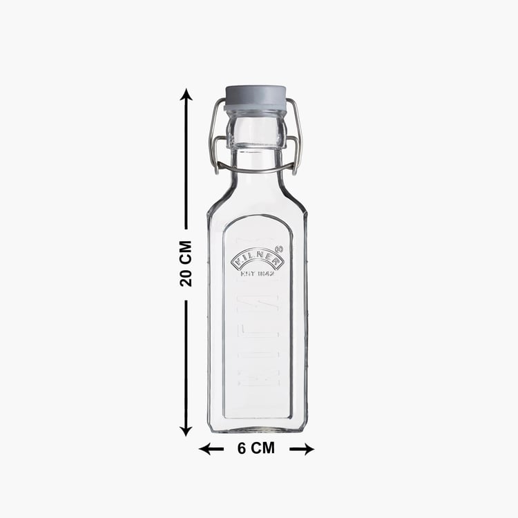 KILNER Square Clip Closure Bottle