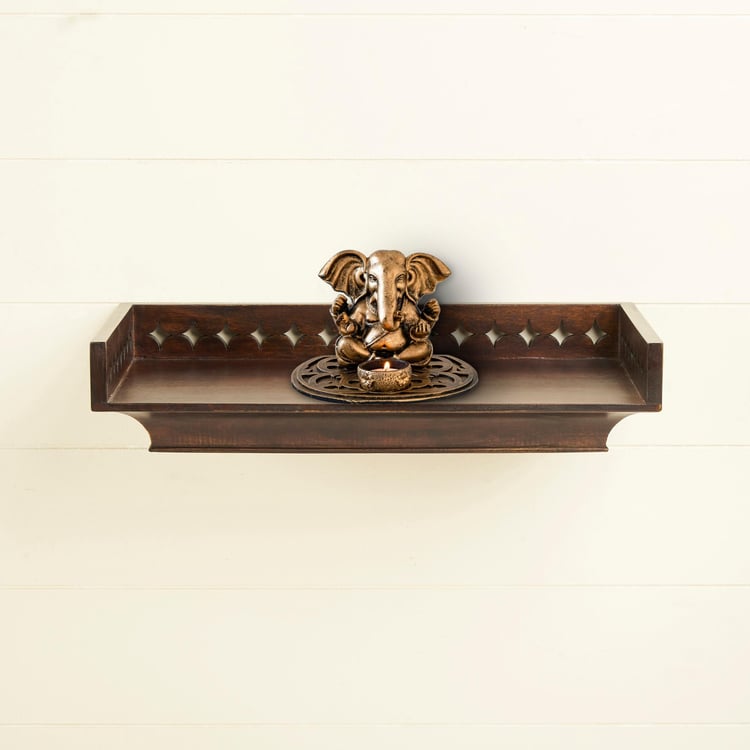 Divine Solid Wood Pooja Mandir