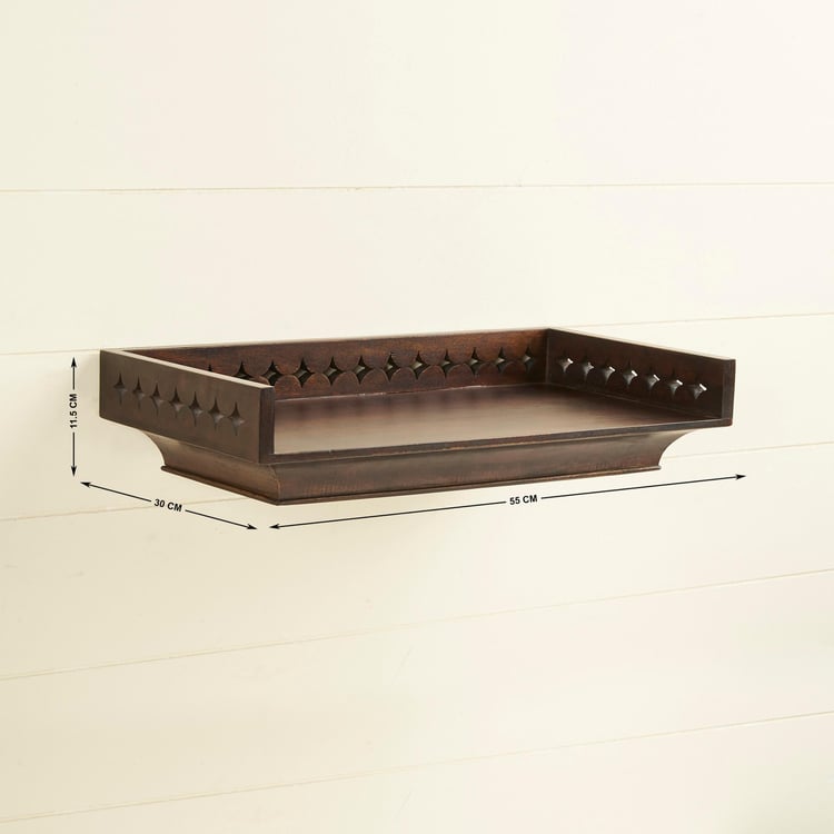 Divine Solid Wood Pooja Mandir