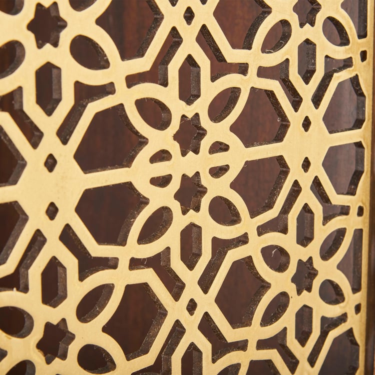 Divine Solid Wood Wall Floor Pooja Mandir