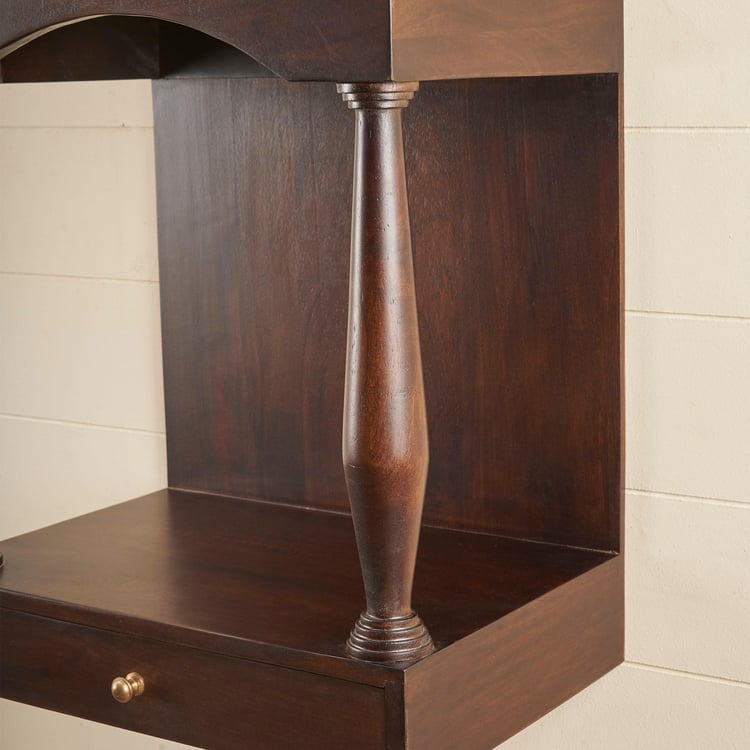 Hope Solid Wood Floor Pooja Mandir