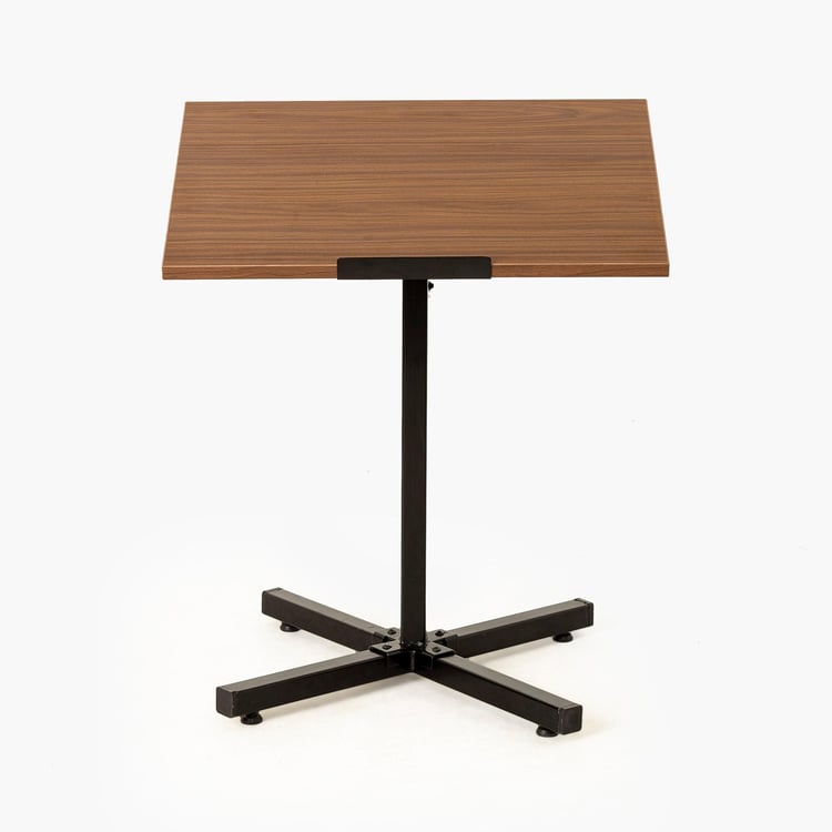 Helios Zaria Height Adjustable Fixed Table - Brown