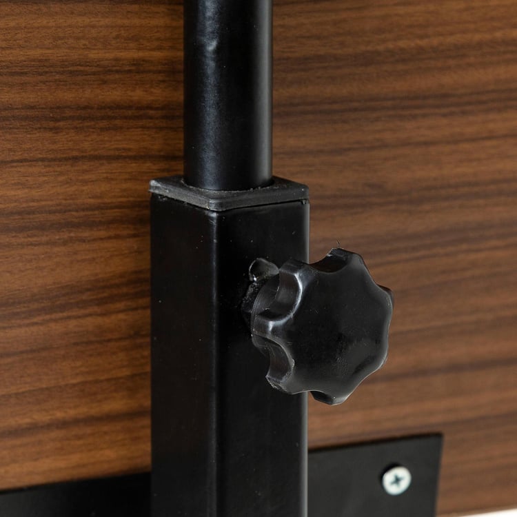 Helios Zaria Height Adjustable Fixed Table - Brown