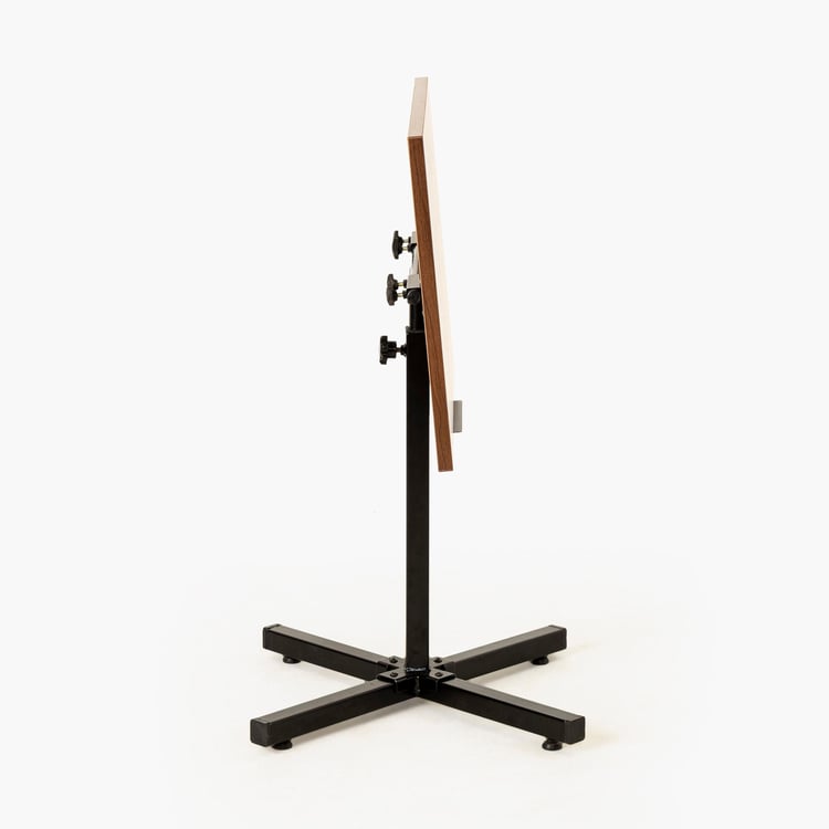 Helios Zaria Height Adjustable Fixed Table - Brown