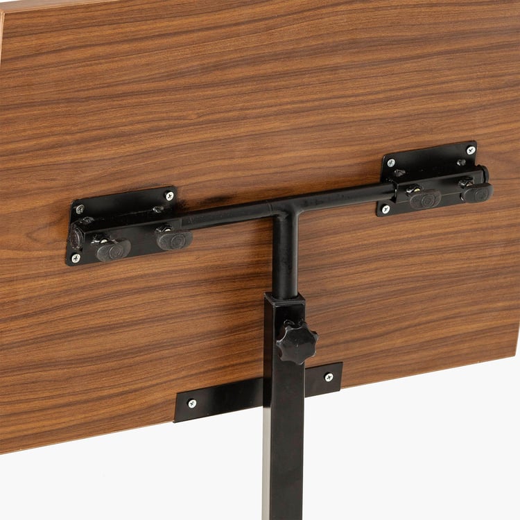 Helios Zaria Height Adjustable Fixed Table - Brown