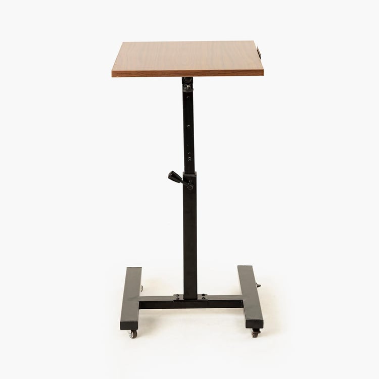Helios Zaria Height Adjustable Portable Table - Brown