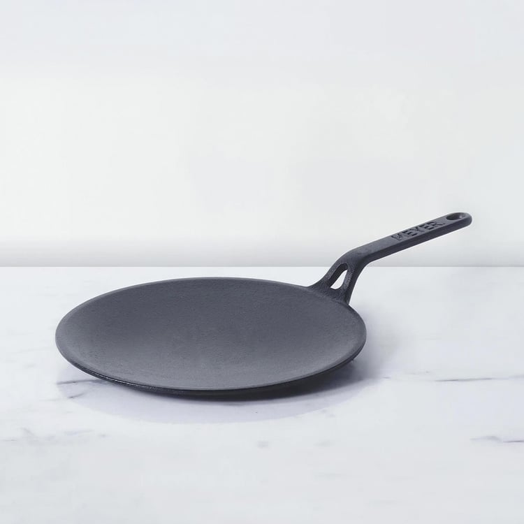 MEYER Cast Iron Curved Tawa - 26 cm