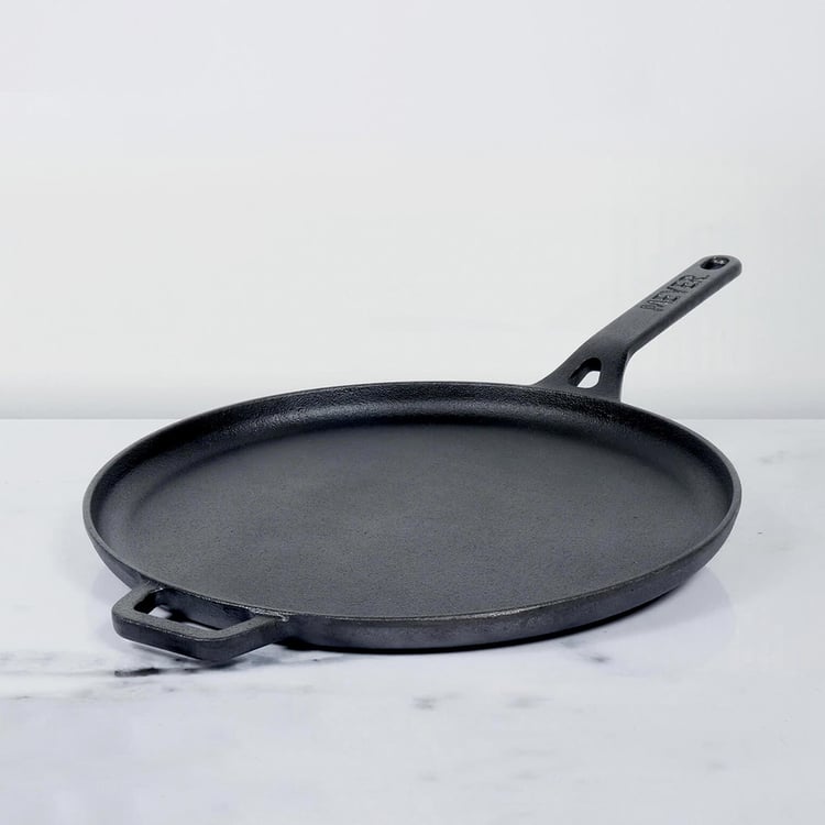 MEYER Cast Iron Flat Tawa - 28 cm