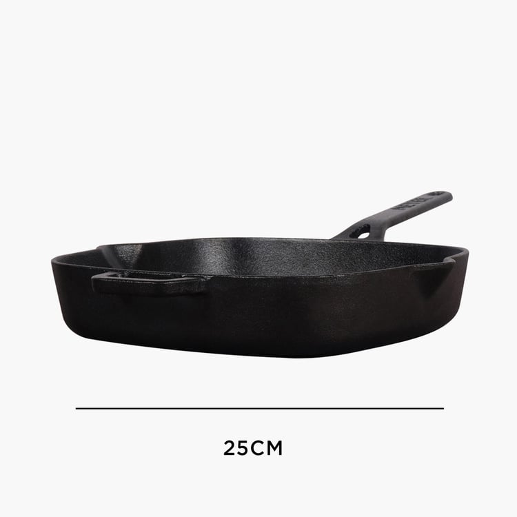 MEYER Cast Iron Grill Pan - 25 cm