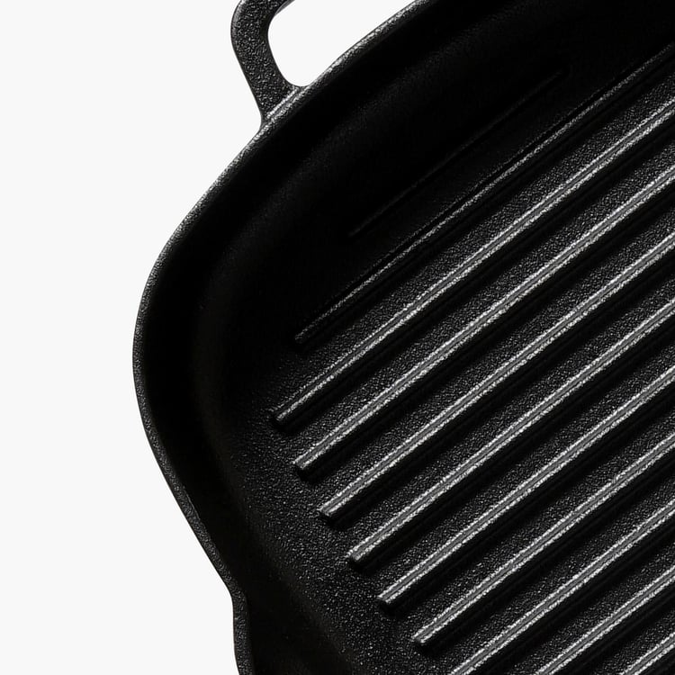 MEYER Cast Iron Grill Pan - 25 cm