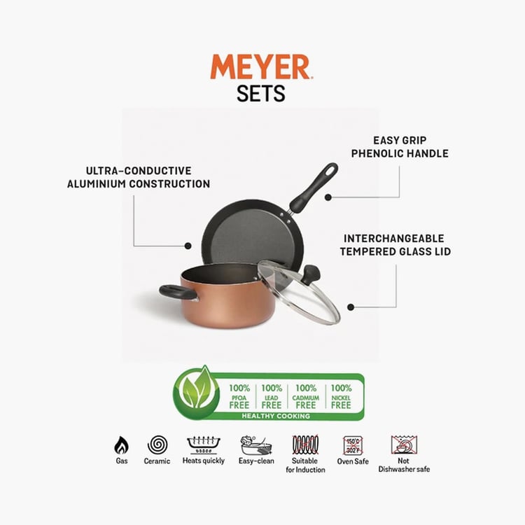 Meyer Non-Stick 3-Pc. Cookware Set