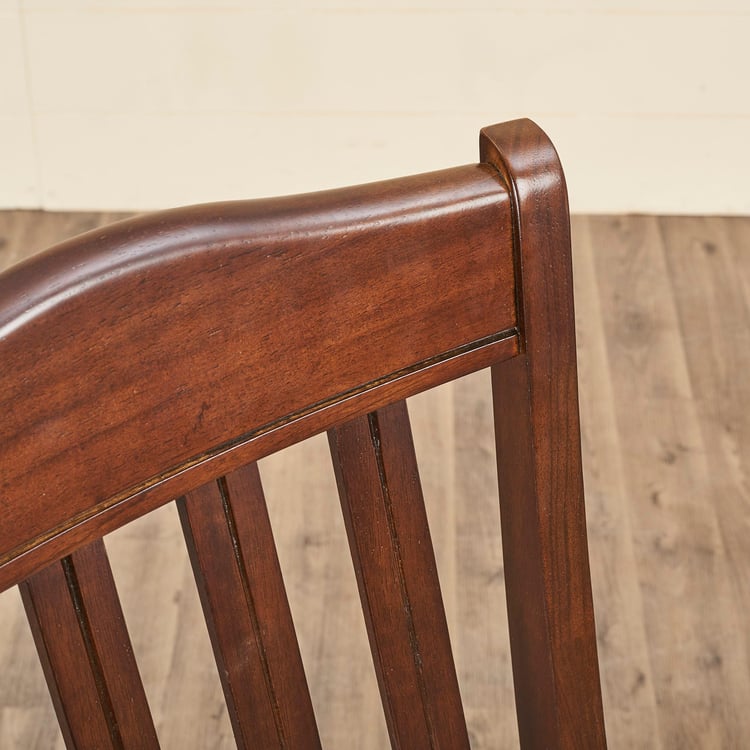 Savoy Set of 2 Rubber Wood Dining Chairs - Beige