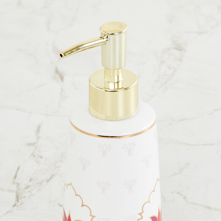 Raja Rani Ceramic Soap Dispenser