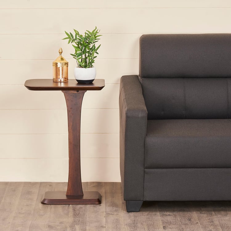Apollo Mango Wood End Table - Brown