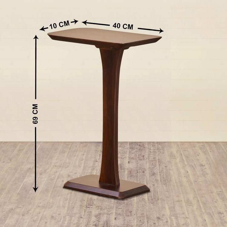 Apollo Mango Wood End Table - Brown