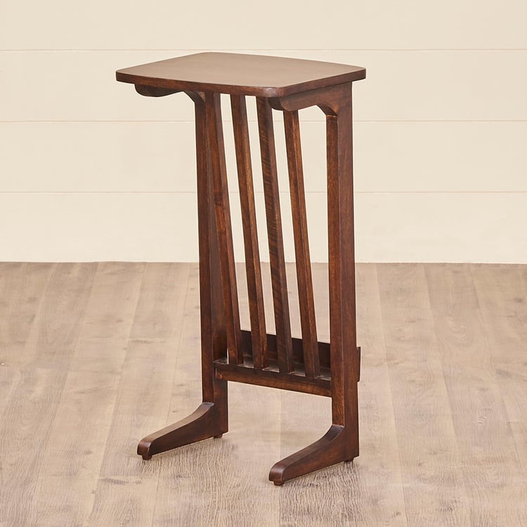 Delta Mango Wood End Table - Brown