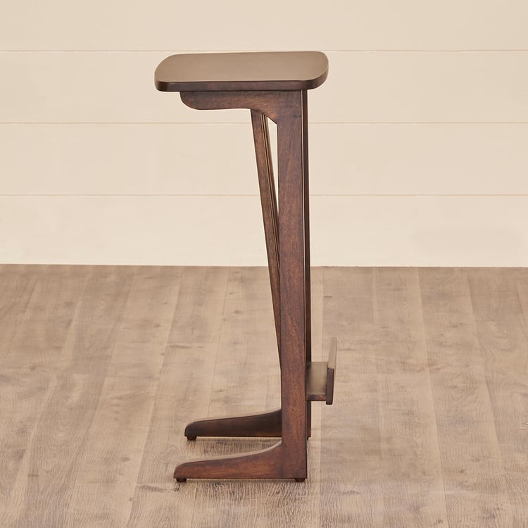 Delta Mango Wood End Table - Brown