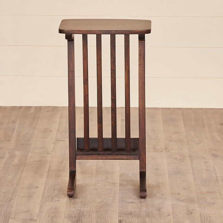 Delta Mango Wood End Table - Brown
