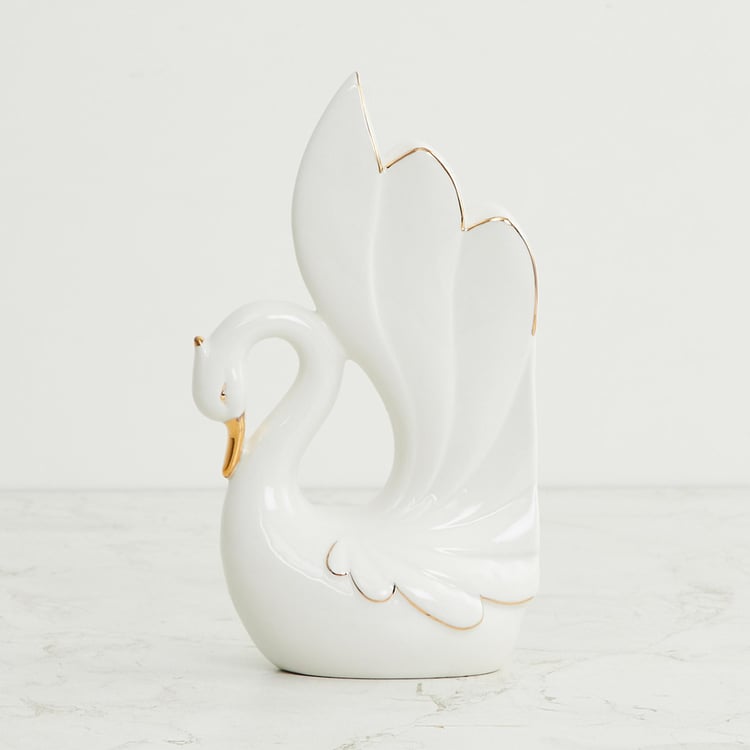 Brighton Ceramic Swan Book End