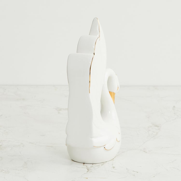 Brighton Ceramic Swan Book End