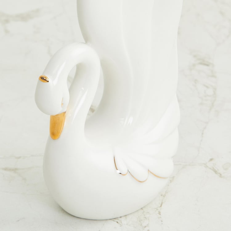 Brighton Ceramic Swan Book End